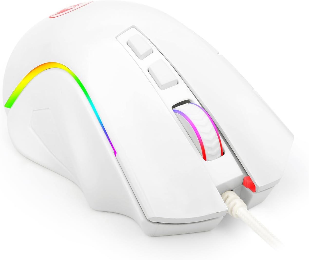 Redragon M607 7200Dpi Griffin Gaming Mouse, White
